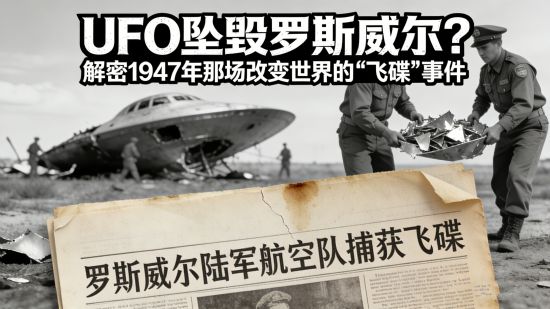 UFO坠毁罗斯威尔？解密1947年那场改变世界的“飞碟”事件