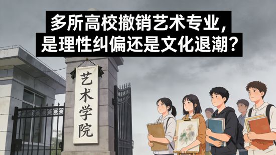 多所高校撤销艺术专业！是理性纠偏还是文化退潮？