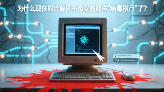 为什么现在的计算机不像以前那样“病毒横行”了？