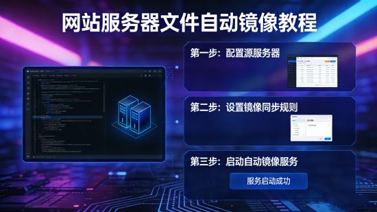 网站服务器文件自动镜像教程：FreeFileSync + RealTimeSync 实现秒级备份